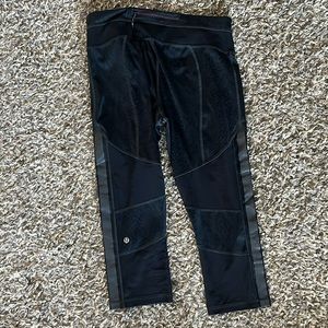 Lululemon Crop Mesh Leggings